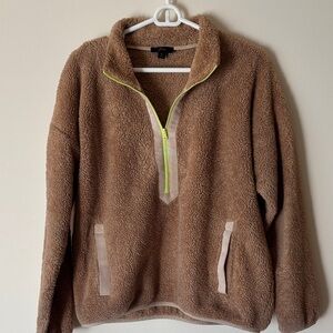 J. Crew Tan Sherpa Pullover